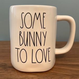 NEW! Rae Dunn “Some Bunny To Love” double-sided mug 🐰💖